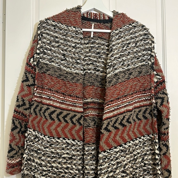 Free People Iona Long Belted Cardigan Duster Sweater - Picture 8 of 12